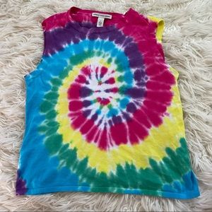 Tie dye tank top cotton by autumn cashmere S